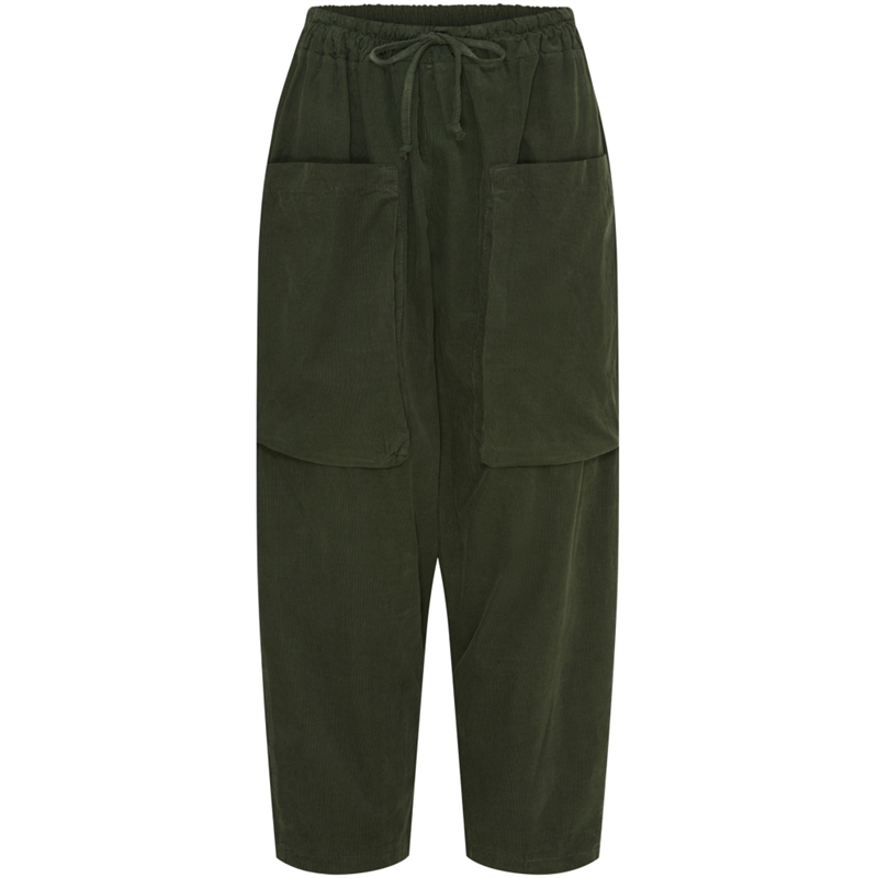 Marta Du Chateau Mdc Florence Pants 62786 Military 3089 Fløjlsbukser 