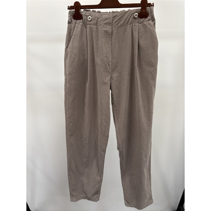 Marta Du Chateau Mdc Genevieve Pants 246122 Fango Bukser i babyfløjl