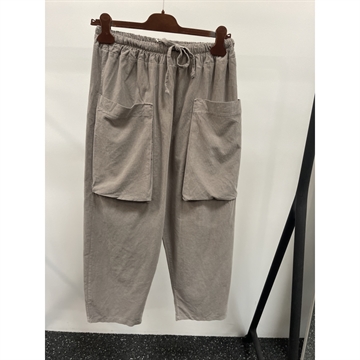 Marta Du Chateau Mdc Florence Pants 62786 Fango Fløjlsbukser