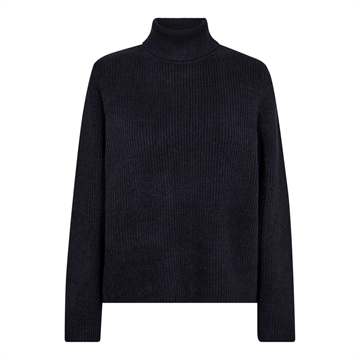 Co Couture RowCC Rib Roll Neck 32159 Navy 〖 PRE-ORDRE〗 KOMMER I SEPTEMBER