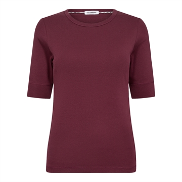 Co Couture GrannyCC SS Tee 33016 Burgundy〖 PRE-ORDRE〗KOMMER I FEBRUAR