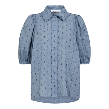 Co Couture DottieCC SS Shirt 35764 Dusty Blue 