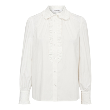 Co Couture ElisaCC Frill Shirt 35766 White〖 PRE-ORDRE〗KOMMER I FEBRUAR