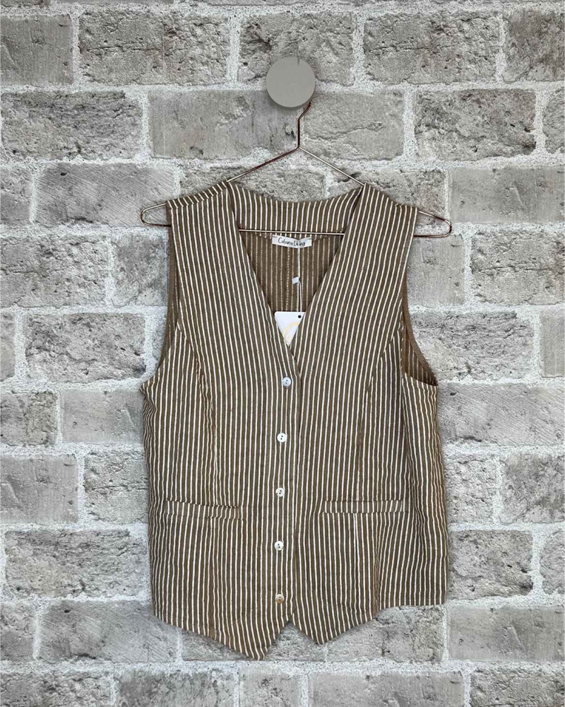 Cabana Living Flash B 3585 ST Latte Stripe Hørvest 〖 PRE-ORDRE〗KOMMER MARTS/ APRIL