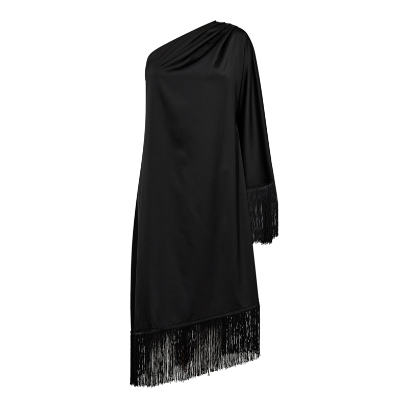 Co Couture AdnaCC Fringe Dress 36401 Black