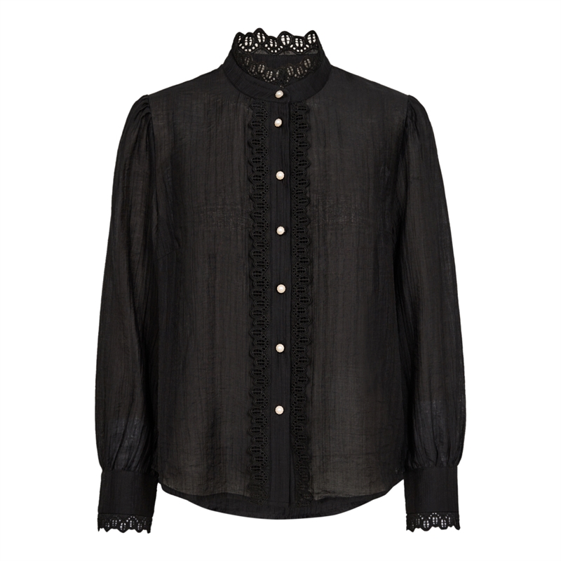 Co Couture AngieCC Anglaise Shirt 35600 Black