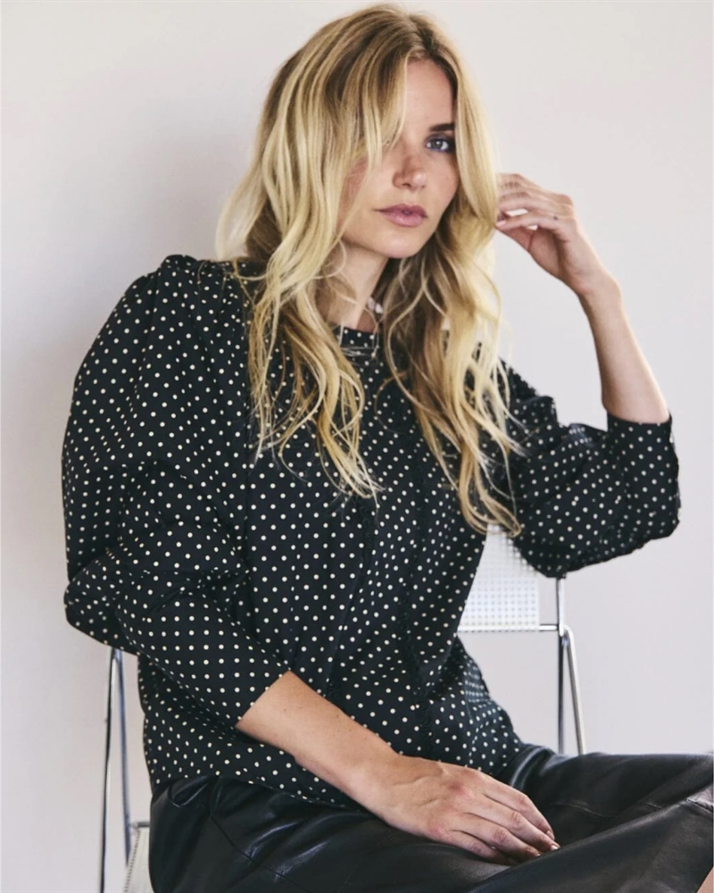 Co Couture DavinaCC Dot Shirt 35715 Black