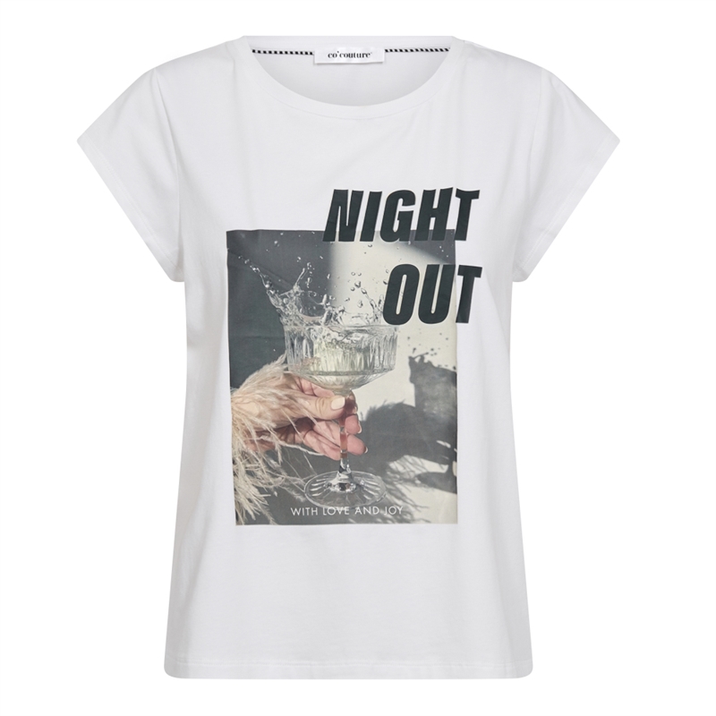 Co Couture NightCC Out Tee 33118 White