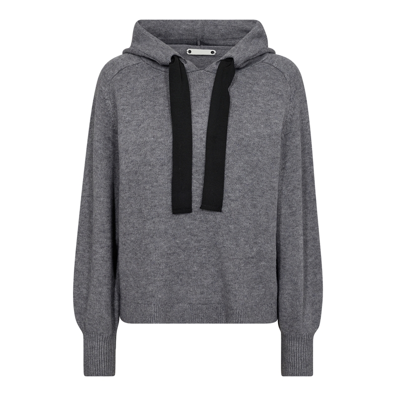 Co Couture RowCC Hoodie Knit 32168 Grey Melange