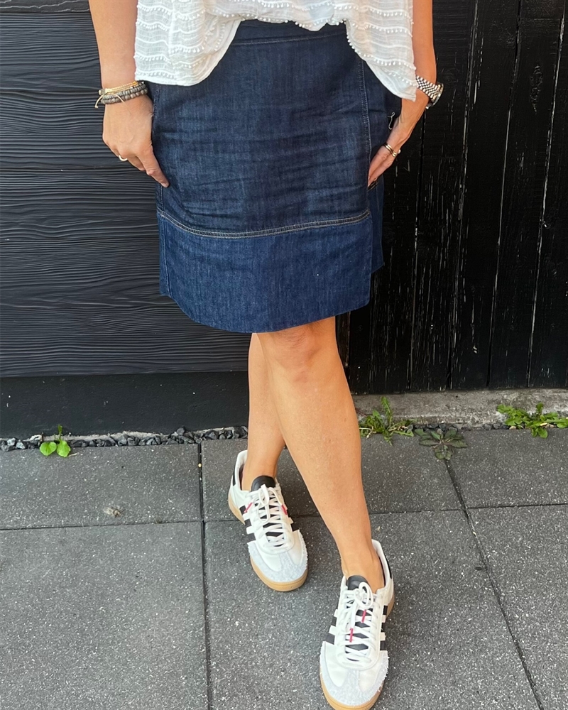 GOSSIA NanneGO Denim Skirt G2128 Blue Denim Nederdel 