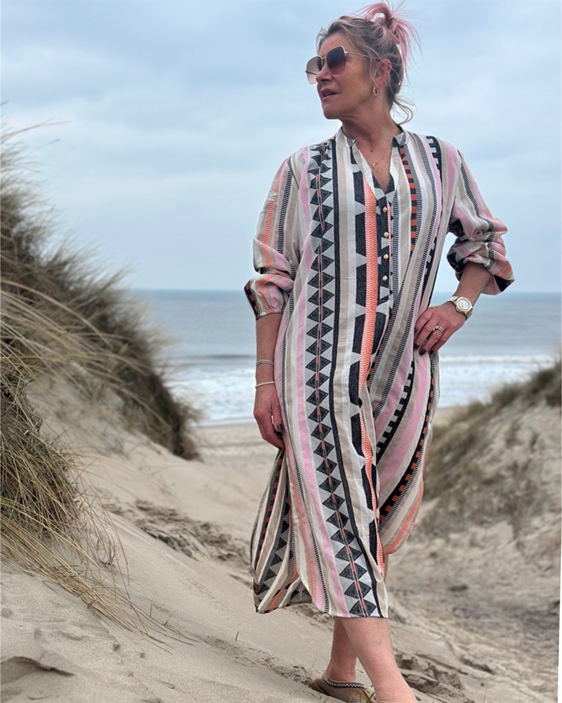 Gaspar Express Miami Kaftan 2501706 Kjole Multicolor 〖 PRE-ORDRE〗KOMMER I APRIL