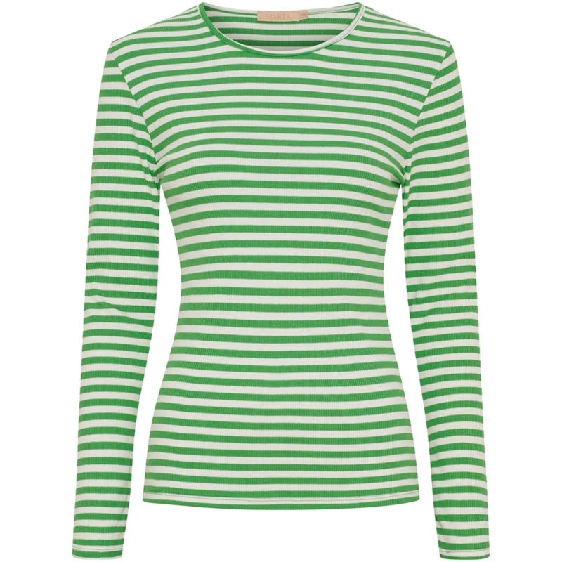 Marta Du Chateau Josiane LS Tee 49066 Menta-Greggio