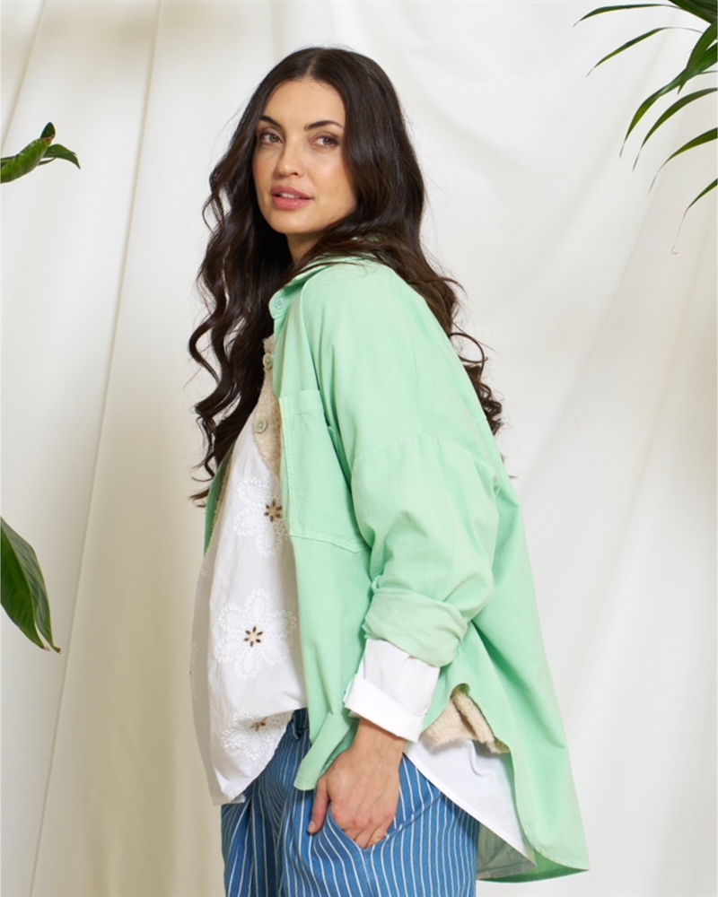 Marta Du Chateau Mdc Coline Shirt 258037 Mint 1585 Babyfløjl