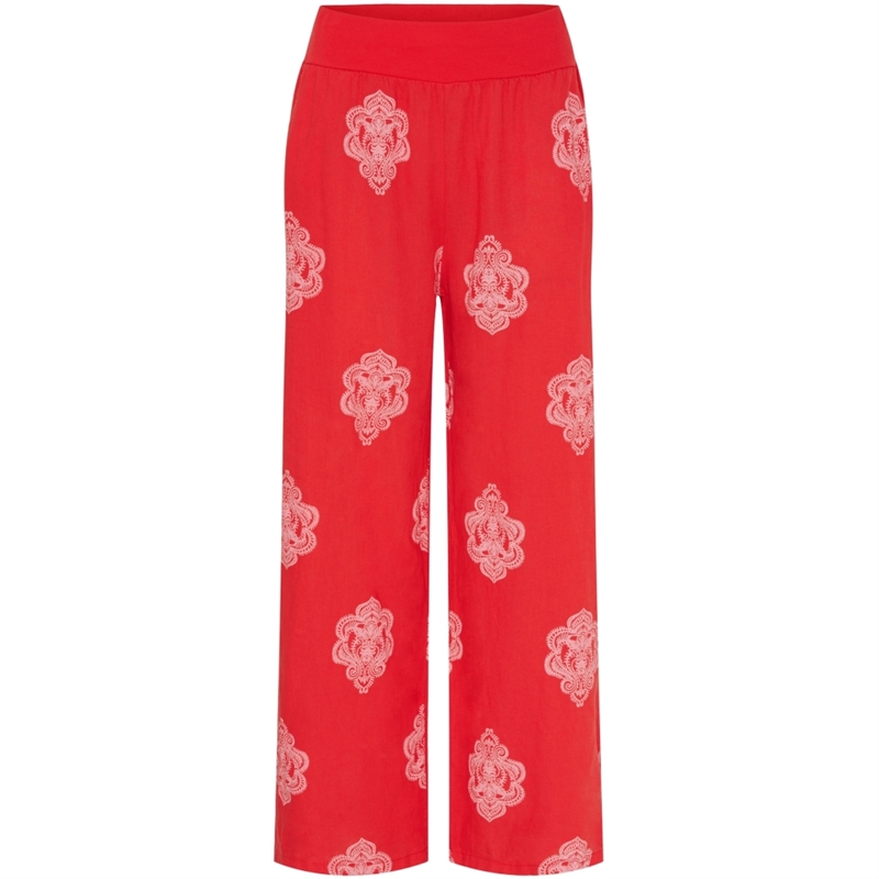 Marta Du Chateau MdcAnette Pants 62273 Red-White Print